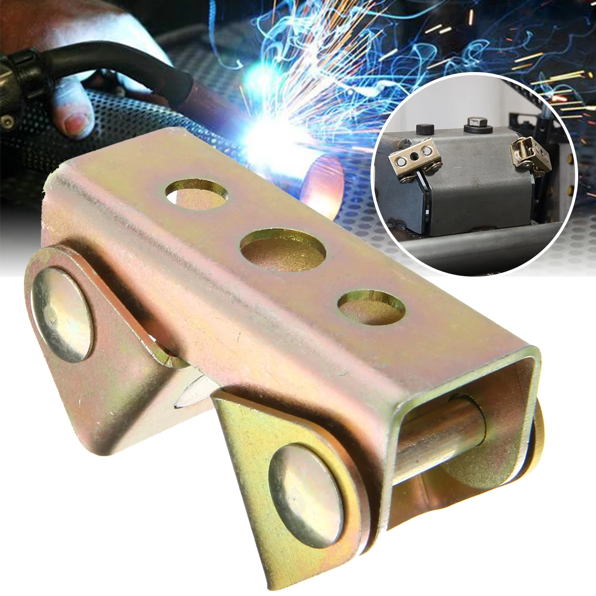 

New V Type Magnetic Welding Clamps Holder Suspender Door Windows Install Fixture Hand Tool Adjustable V-Pads