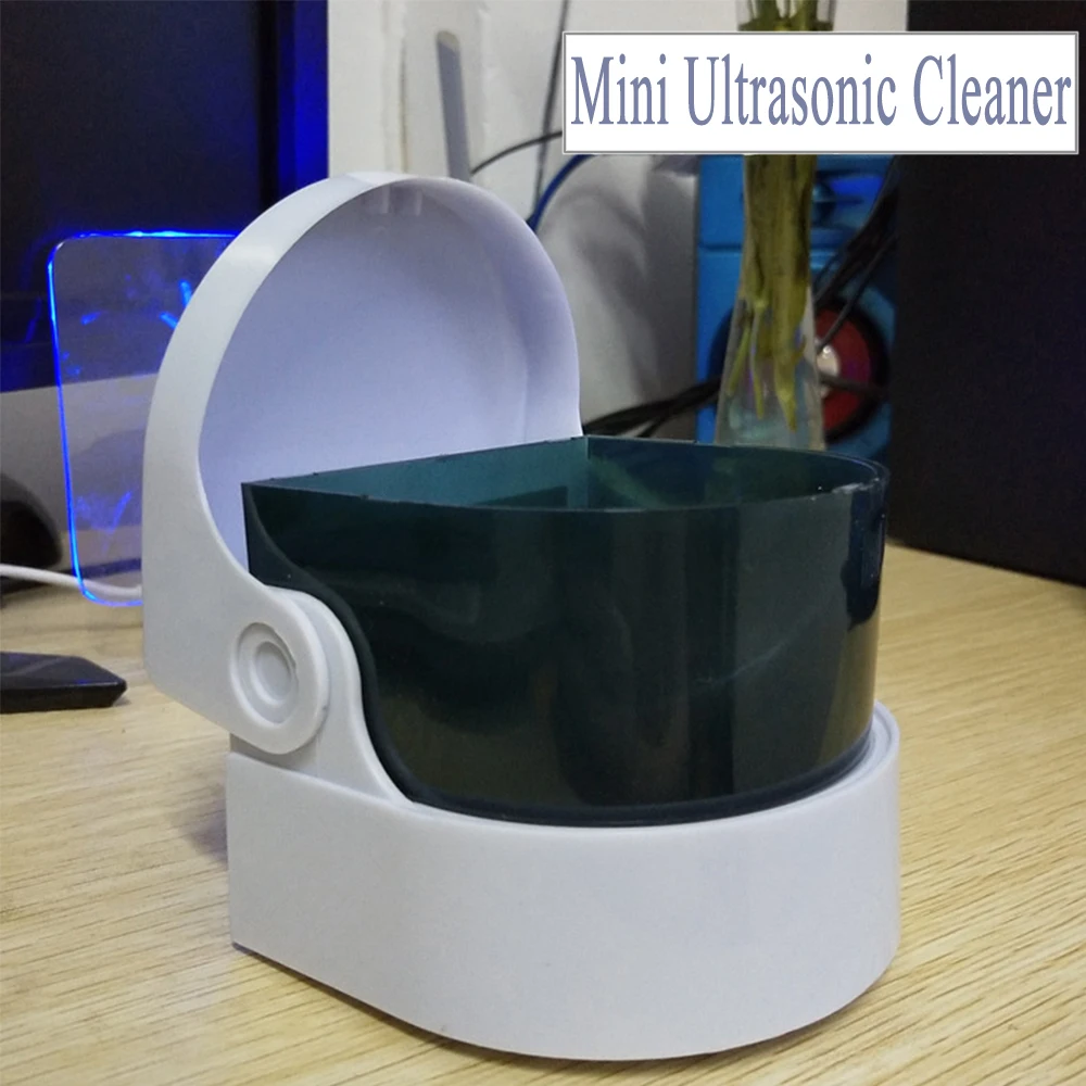 Mini Creative Jewelry Cleaner Gold and Silver Jewelry Ultrasonic Cleaner Artificial Tooth Vibration Cleaner ultrasonic jewelry cleaner mini vibration jewelry cleaner glasses circuit board scrubber intelligent control cleaner machine