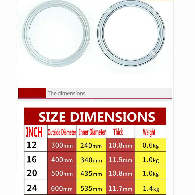 HQ WW16 Новинка 16 дюймов/40 см OD холоднокатаная сталь Lazy Susan поворотный стол пластина для деревянного стола только с стабильным конским железом Acces