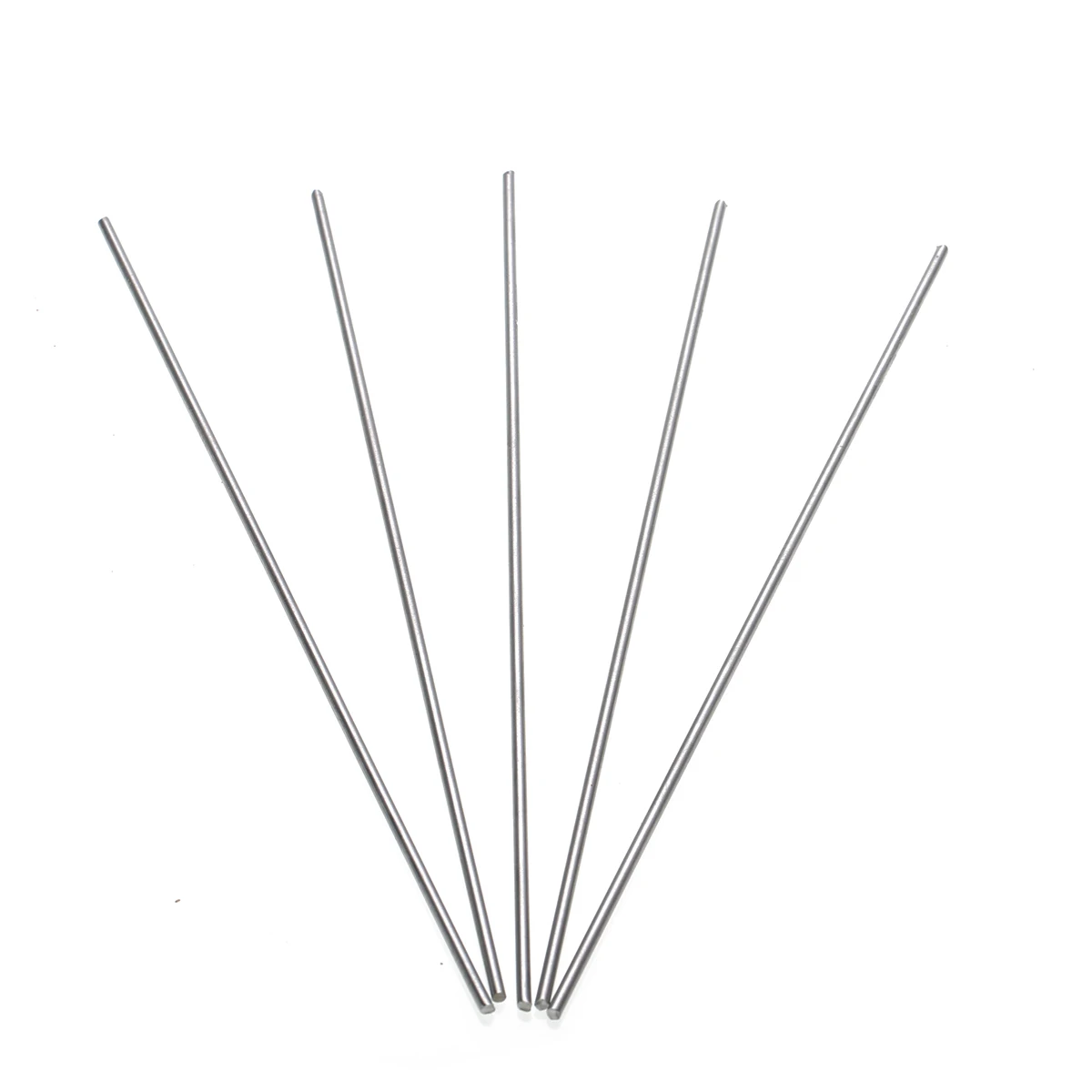 5pcs 250mm/10inch Titanium Ti Grade 5 GR5 Metal Rods Stick Bar Shaft 3mm Diameter For Industries Tools
