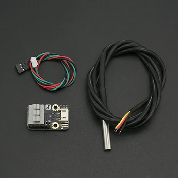 

Free shipping waterproof DS18B20 temperature sensor module with connect board for Arduino for Soil temperature detection etc