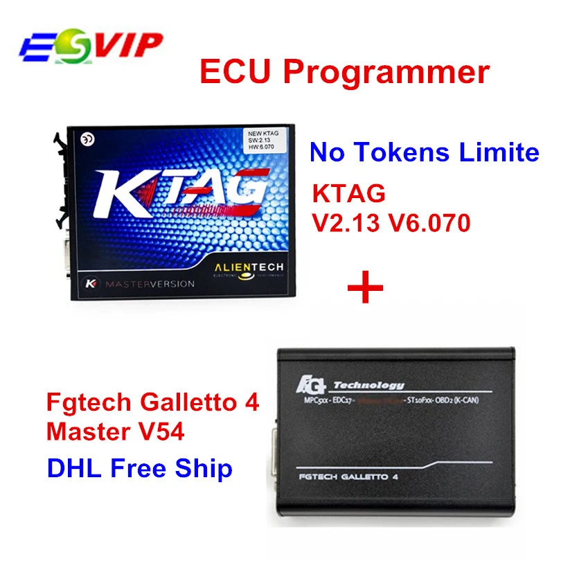 

DHL ECU Programmer KTAG V2.13 V6.070 + Fgtech Galletto 4 Master v54 ECU tool FG Tech V 54 Master FG-Tech Support BDM Function