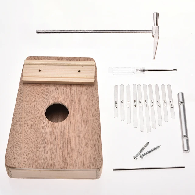 10 Key Tone Kalimba African Thumb Piano Mbira Finger Percussion Keyboard Musical Instruments Kalimba Wood