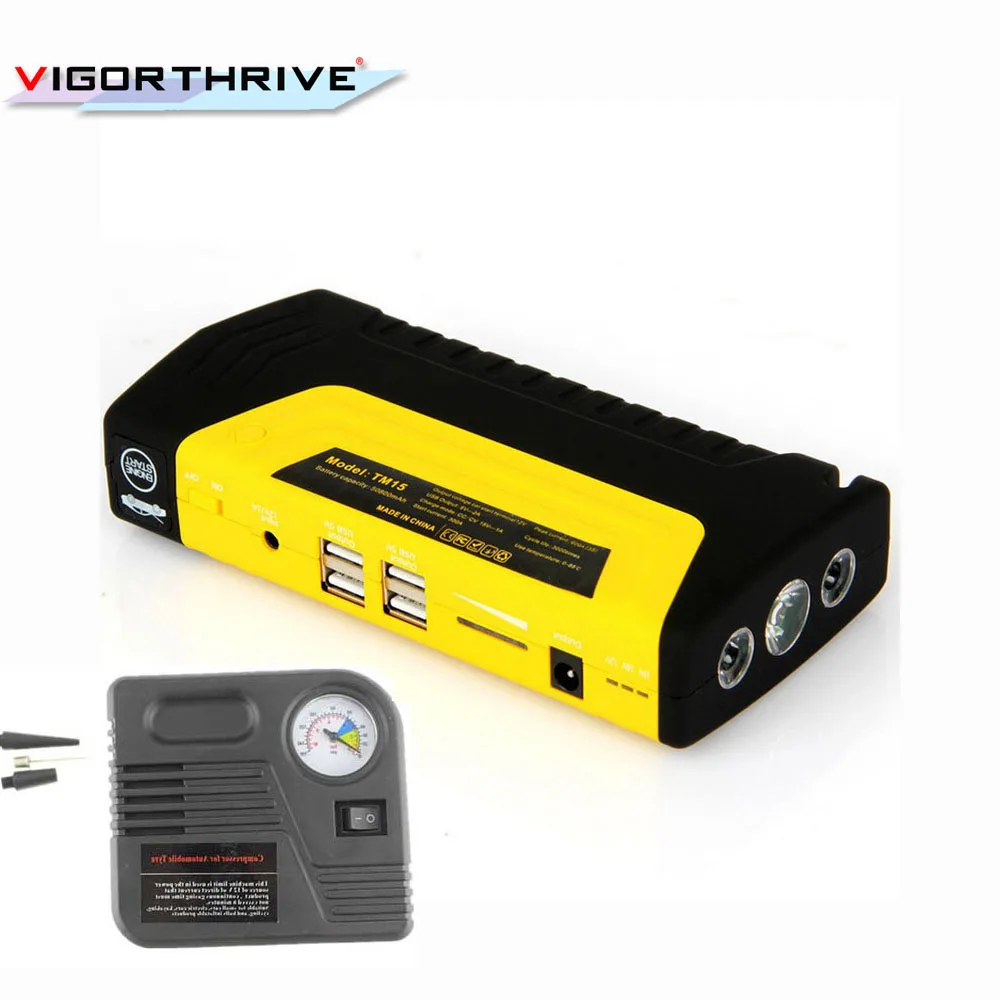 Factory price 12V Portable Mini Jump Starter Car Jumper Booster Power