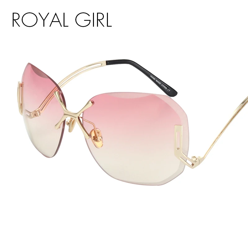 Buy ROYAL GIRL New Arrive Fashion Square Rimless