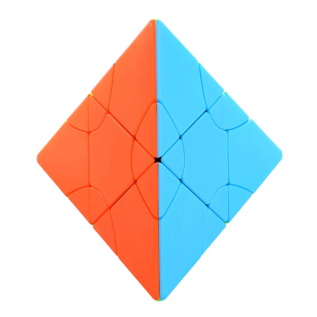 Fangshi Lim 2x2 Сменные Пирамида/Twin башни/октаэдр/шесть Цветовая Призма Magic Cube Puzzle игрушки-Цвет ful