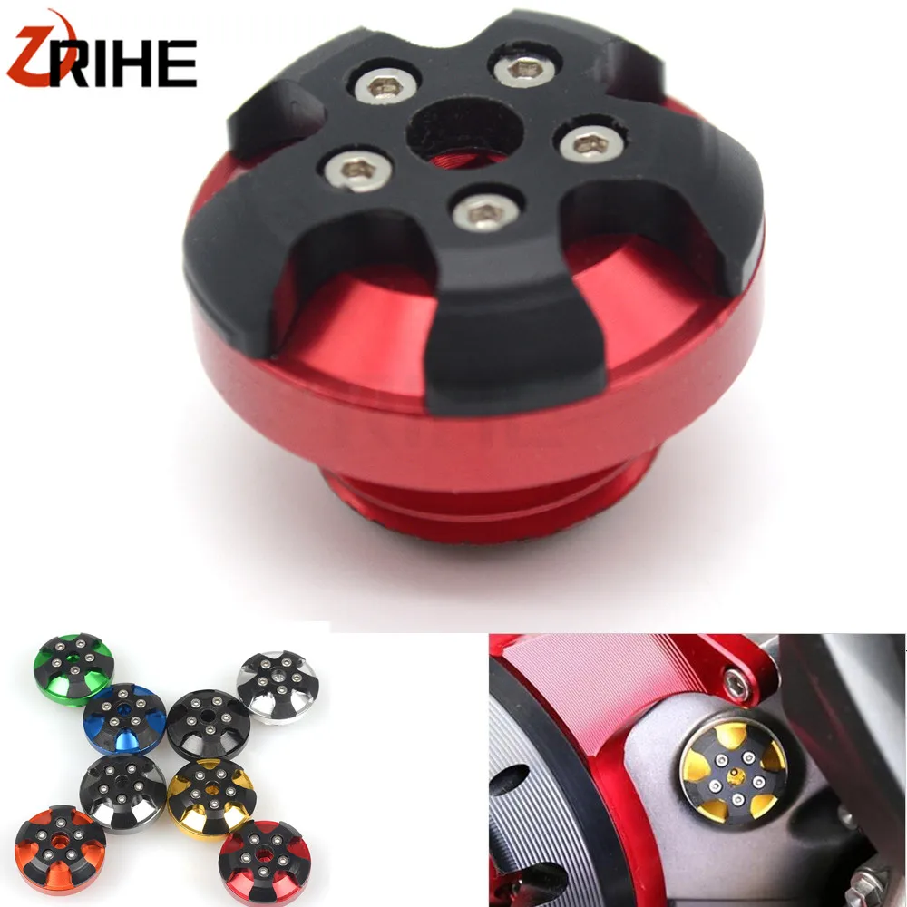 

Universal CNC M20*2.5 Motorcycle Magnetic Engine Oil Cap Screw For Yamaha Tmax 530 MT-09 Kawasaki ER6F Z1000SX z800 CBR 600 RR