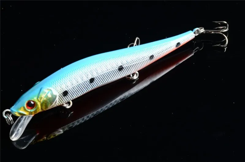 1x 11.5cm 13g Bent Minow Fishing Lure Hard Plastic Artificial Lures 3D Fish Eye Swim Bait Crankbait Fake Baits Low Factory Price (5)