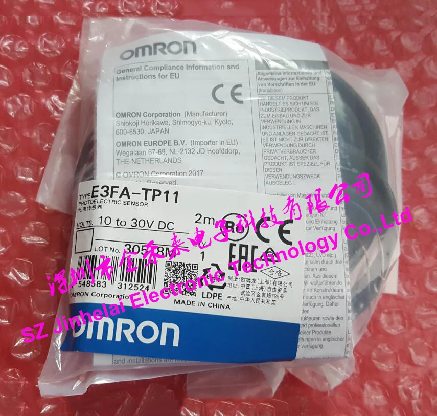 

New and original E3FA-TP11 OMRON Photoelectric sensor 10-30VDC 2M BY OMS