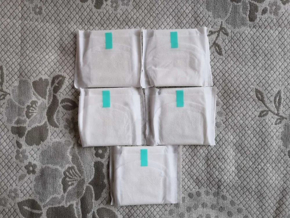 

5pads 300mm Sanitary Towel Menstrual Pads Use At Night Negative Ion Pad Sanitary Napkins Panty Liner