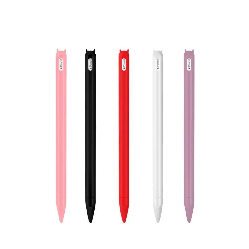 

Portable Soft Silicon Case Protective Cover Skin for Apple ipad Pro Pencil 2nd 2019 case Tablet Touch Stylus Pen Protective