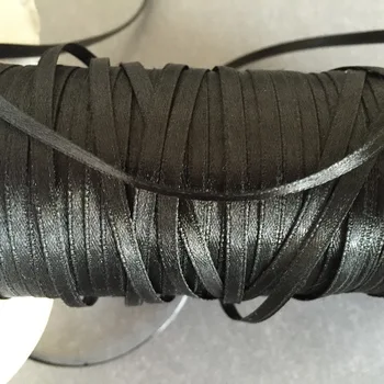 

900 Yards Black 1" 8MM Satin Ribbon For Diy Crafts / Ribbon for Swing Tag