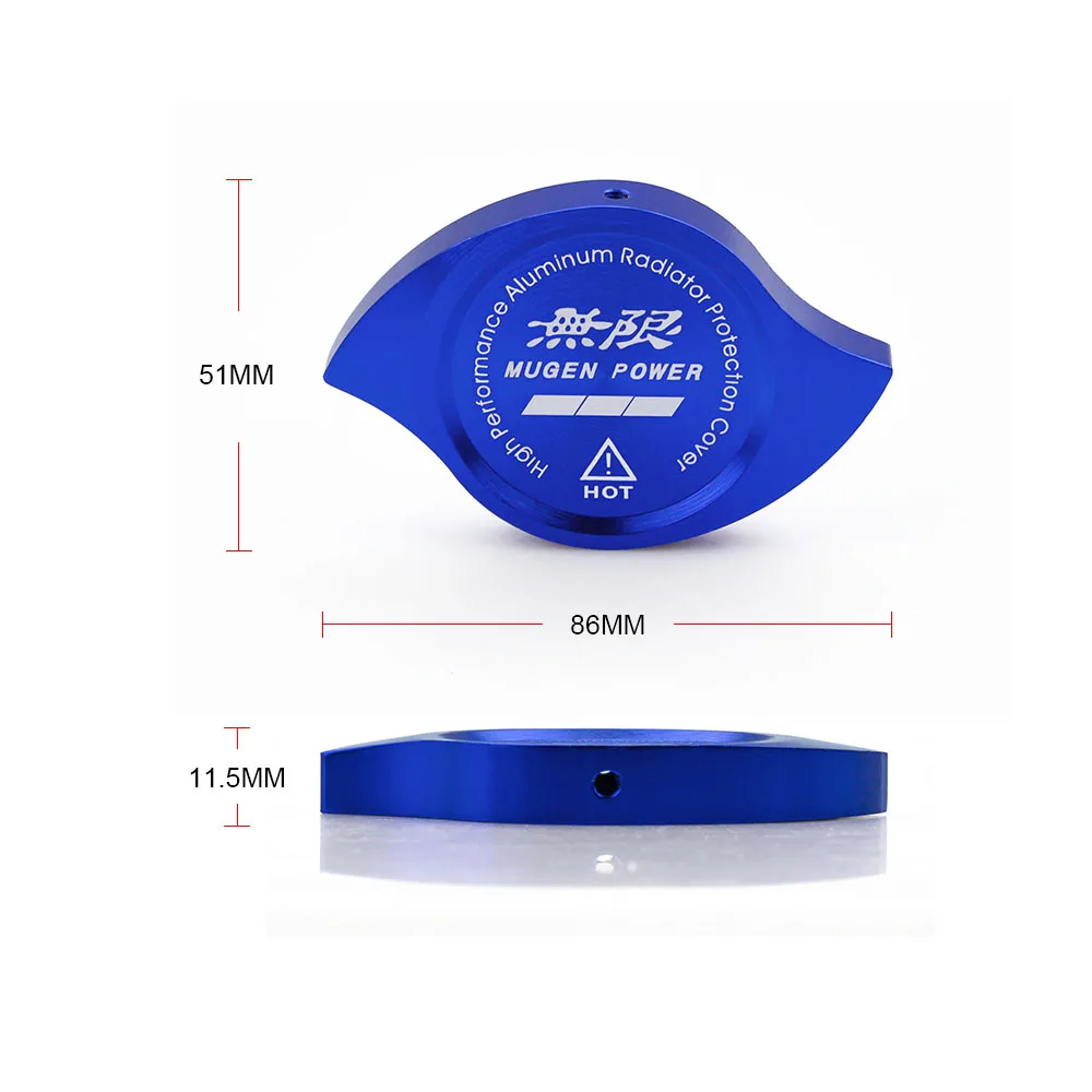 Radiator Cap RASTP-Aluminum Radiator Cap Cover Fit for HONDA Accord Civic CR-V CR-Z CRX City RS-CAP007