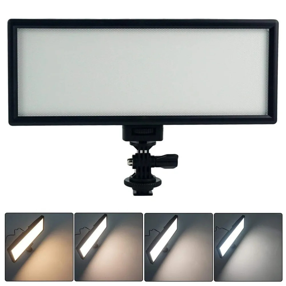 

L132T LED Video Light Ultra Thin LCD Display Bi-Color & Dimmable DSLR Studio Light Lamp Panel for Camera DV Camcorder