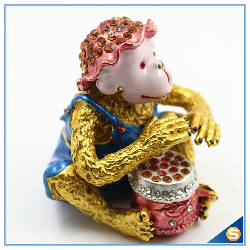 2016 The Year of Monkey Lucky Gift Monkey Trinket Box Jewelry Box