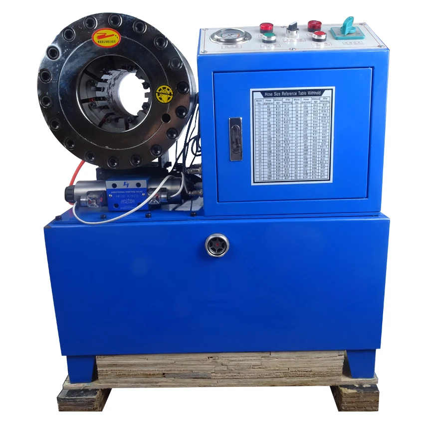 High quality BNT68 hydraulic hose crimping machine 1/4\ to 2\4SH/SP 31.5Mpa system pressure rated 560T Max. pressure ship by sea