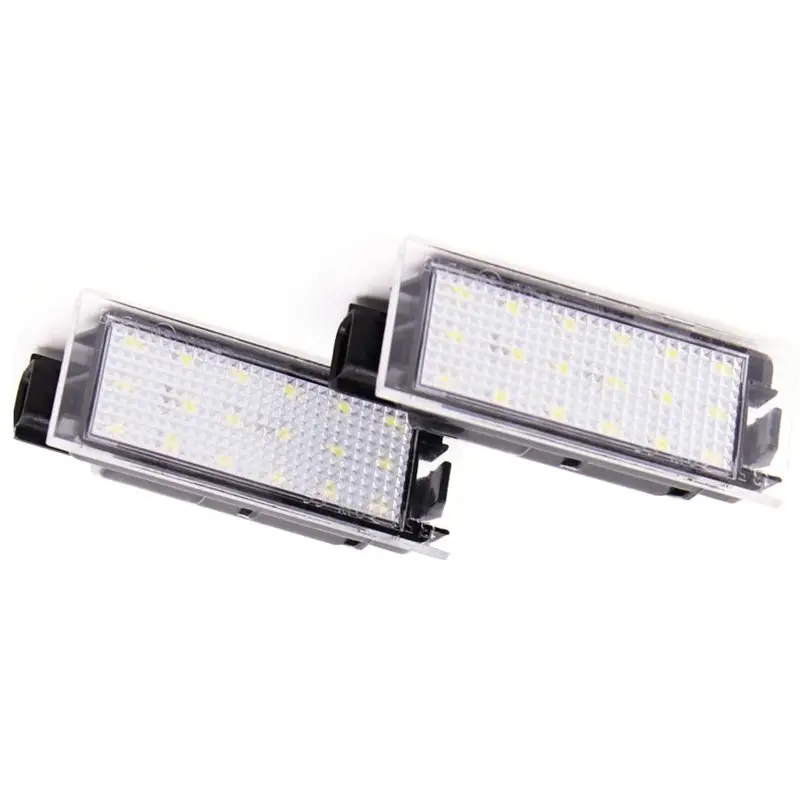 

2Pcs Car LED Number License Plate Light For Renault Megane 2 Clio Laguna 2 Megane 3 Twingo Master Vel Satis