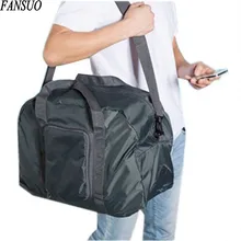 Wasserdichte Nylon Sportsing Reisetaschen Unisex Faltbare Reisetasche Handgepäck Tasche Große Kapazität Mode Faltung Schultertasche