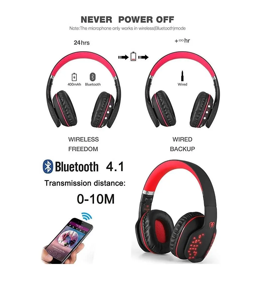 Складные bluetooth-наушники с шумоподавлением проводные игровые гарнитуры микрофон с расширяемым светодиодный подсветкой для PS4 xbox Tablet PC Phone