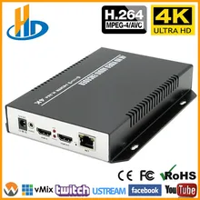 MPEG4 H.264 4K HDMI IP видео потокового кодировщика IP TV кодировщик H264 RTMP прямой поток кодировщик HDMI к RTSP UDP мультикаст HLS ONVIF