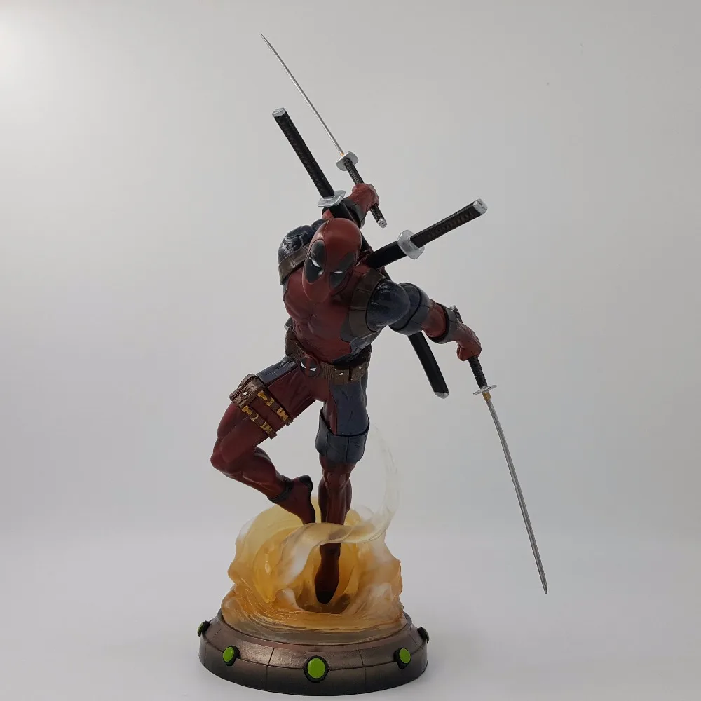 

Deadpool ARTFX+ X MEN Wade Wilson Iron Man Wolverine Infinity War 27CM PVC Action Figure Diorama Model Toy Gift