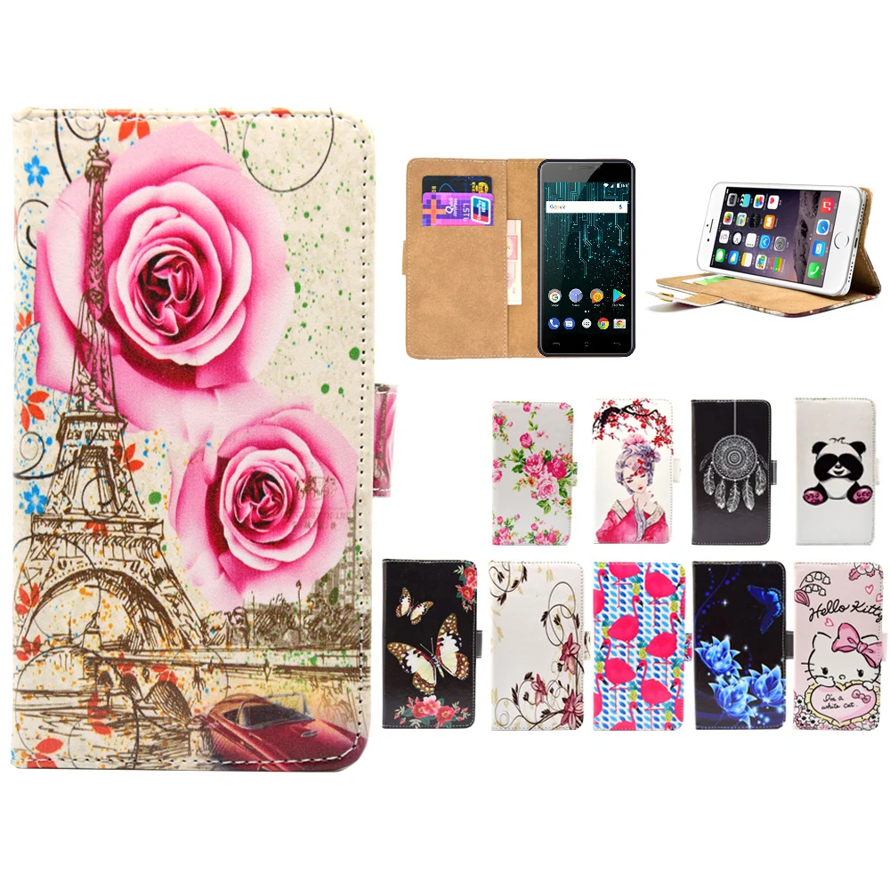 

LIHAIJUN 3C Higt quality Cartoon Flip pu leather Phone Cases Cover For BQ BQ-5007L Iron