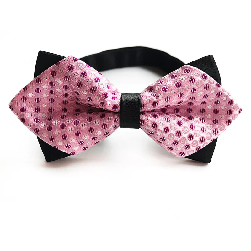 

23Color Pink Adjustable Bowtie Men Formal Necktie Fashion Bow Ties For Men Bowtie Tuxedo Classic Wedding Party Butterfly Cravate