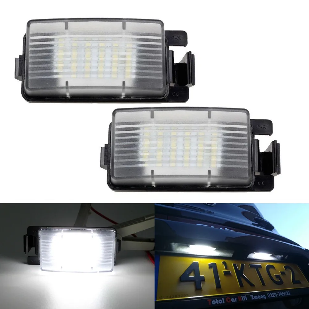 2 шт. белый светодиодный светильник номерного знака для Nissan 350Z 370Z GT-R Infiniti G35 G37