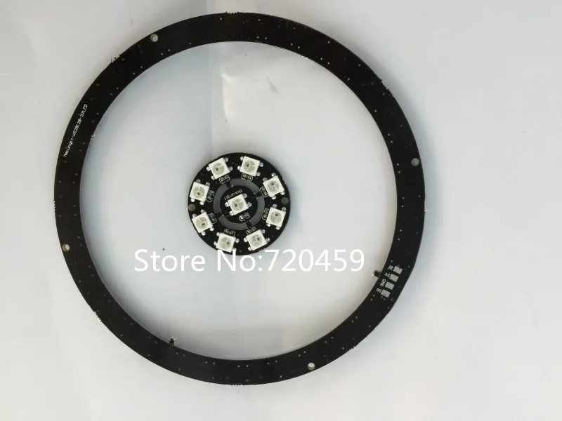 10mm de Diâmetro Anel 2812b 5 v Rodada Levou Lanterna Mágica Fantasma Anel ci Incorporado Círculo Mágico Externo 150 mm Spi Levou Círculo Anel Rgb 9 Cheap round led