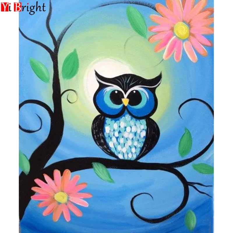 

5D diamond embroidery cartoon crafts diamond painting owl mosaic gift full square diamond home decoration XY1