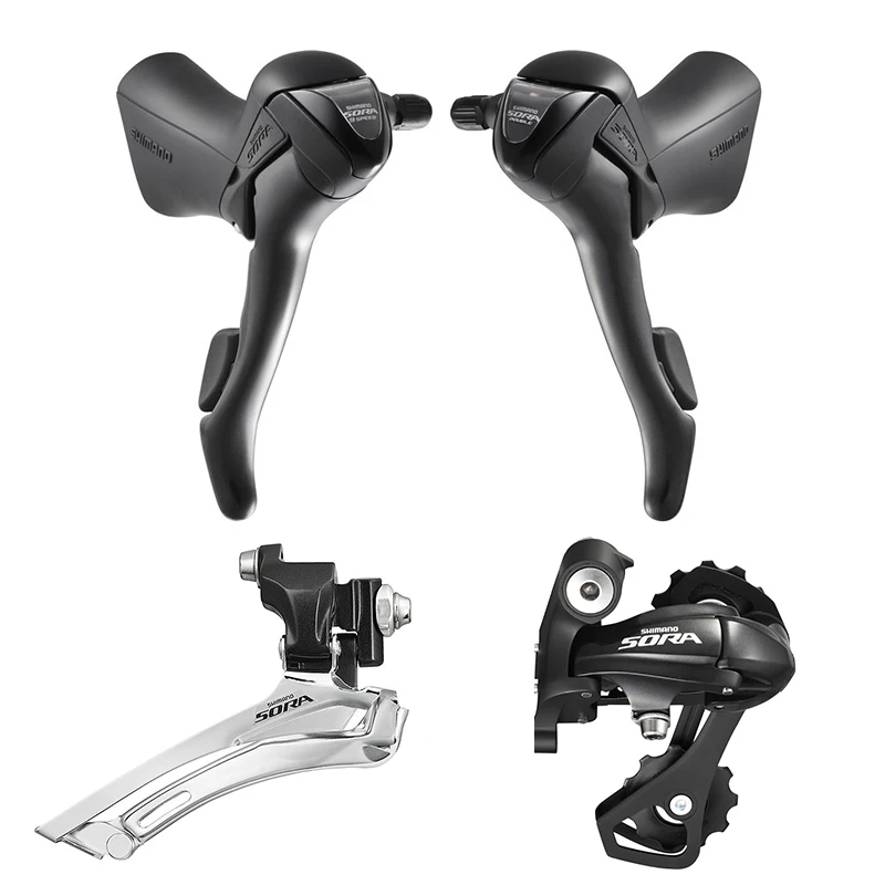 

SHIMANO SORA 3500 Groupset 2x9s 18S road bicycle Groupset Shifter Brake Levers & Front Derailleur & Rear Derailleur Switch