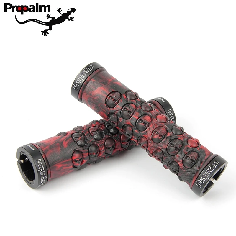 

Propalm Bicycle Grips Anti-Skid Comfortable Rubber Bike Handlebars Grips Lock-on Mountain Road Bike Handle Bar Grips For Cycling