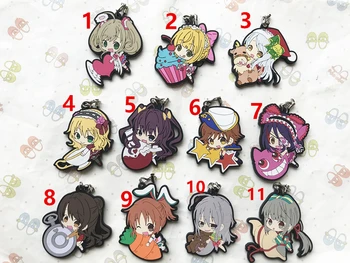 

The idolm ster cinderella Original Japanese anime figure rubber Silicone mobile phone charms/key chain/strap D172