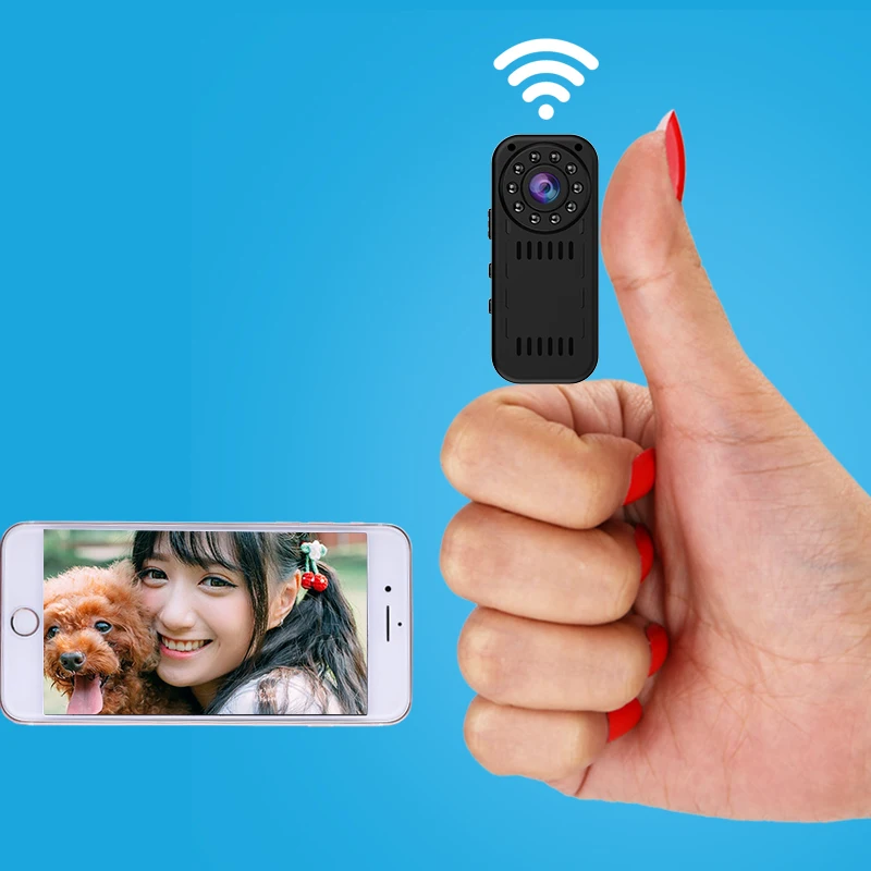 Мини камера Регистратор P2P Беспроводной IP записывающая видеокамера Wi Fi 1080 P
