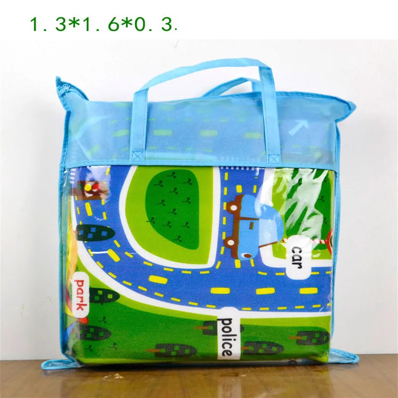 Single-side  Track baby game mats toys moisture suitable for children baby crawling play
