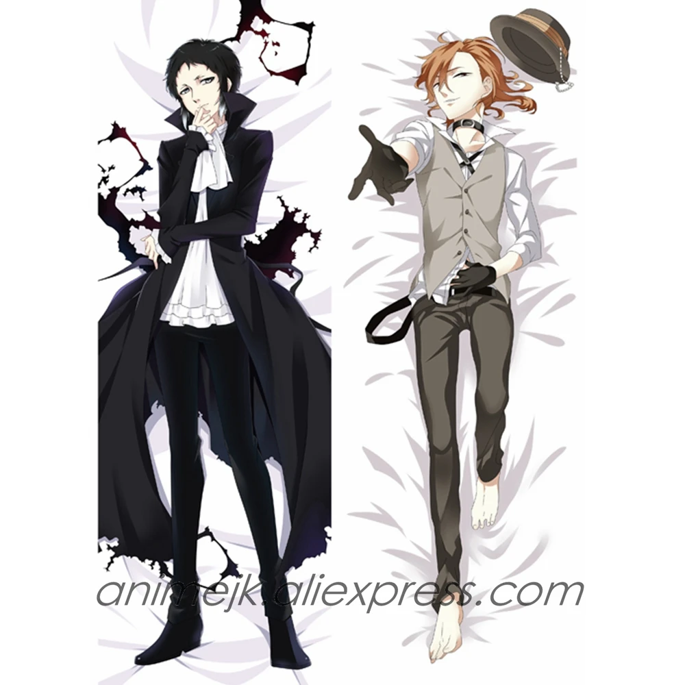 Аниме JK Bungo бродячие собаки Akutagawa Ryuunosuke Nakahara Chuuya Dakimakura мужской чехол для подушки обнимающий чехол