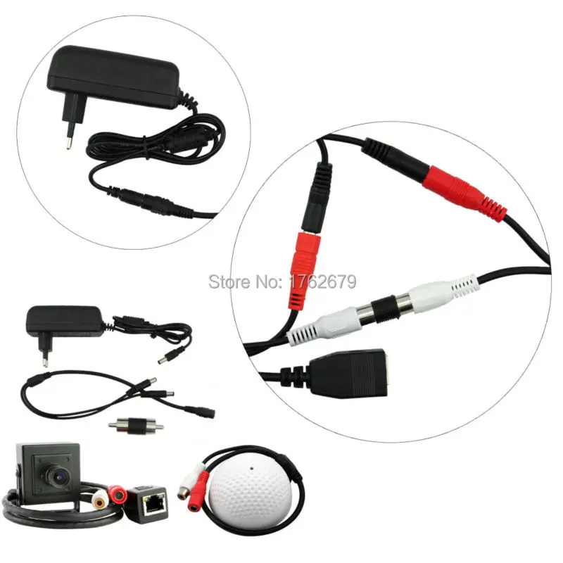 

CCTV Camera IP Camera 1080P Audio Home Security HD P2P Remote View IP Cam with dome Pickup microphone