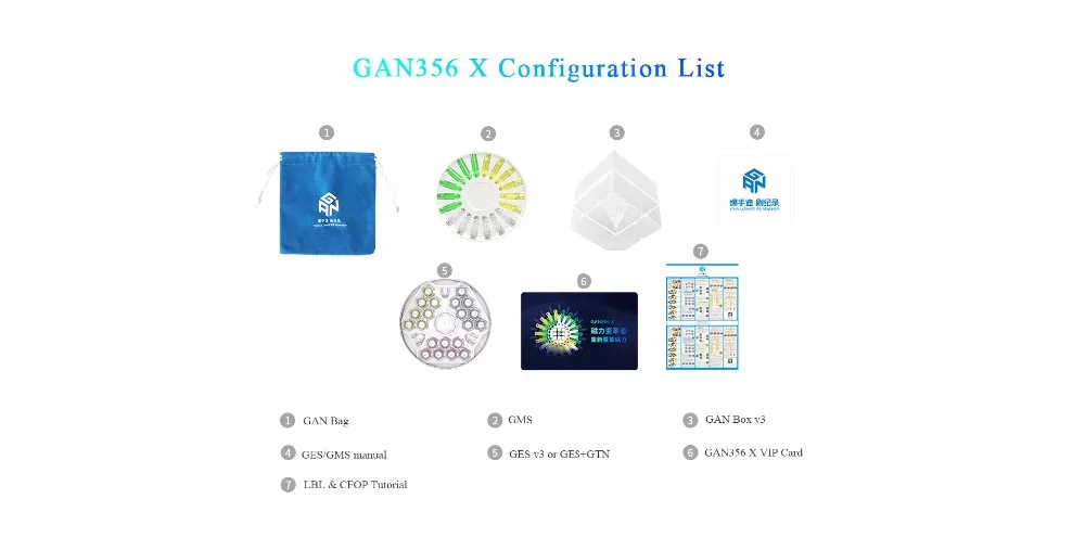 Gan356 X 3x3x3 магнит Gans 3x3x3 IPG V5 числовой IPG Профессиональный GAN 356X3x3 магический скоростной куб Развивающие игрушки