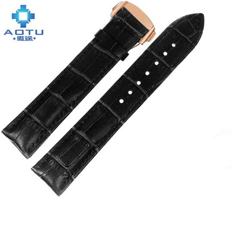 

Leather Watch Straps For Omega De Ville/SEAMASTER/SPEEDMASTER Watches Men Genuine Leather Watchbands Vintage Clock Band 20mm