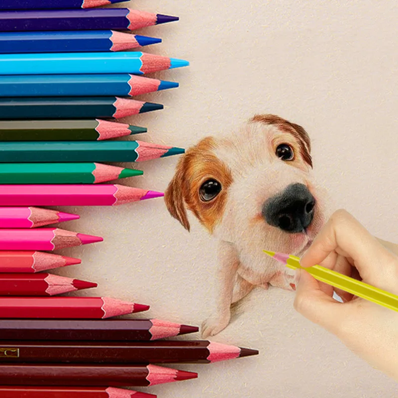 Водорастворимый цветной карандаш 36 цветов 48 цветов Ручка Для Рисования Дети секретный сад заполняет цветные карандаши для рисования художественные канцелярские принадлежности