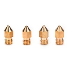 New RepRap 3D Printer Brass Nozzle 0.2/0.3/0.4/0.5 For 1.75mm / 3mm Filament