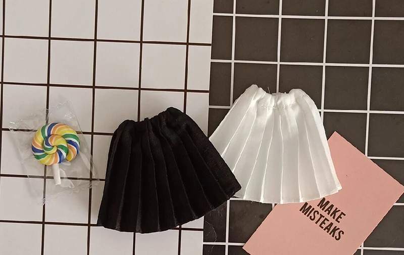 1 шт. плиссированная юбка для кукол Blyth Azone Licca 1/6 | Игрушки и хобби