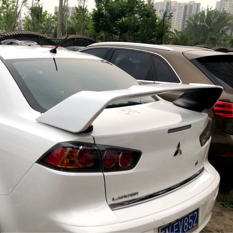 Для LANCER EX 2010 2016 спойлер высокого качества ABS Материал заднее крыло автомобиля