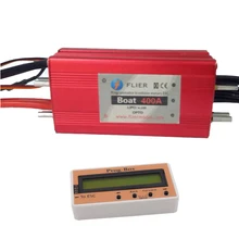 Hv 22 s 400a impermeável esc blushless para rc barco hidrofoil prancha elétrica com caixa de programa