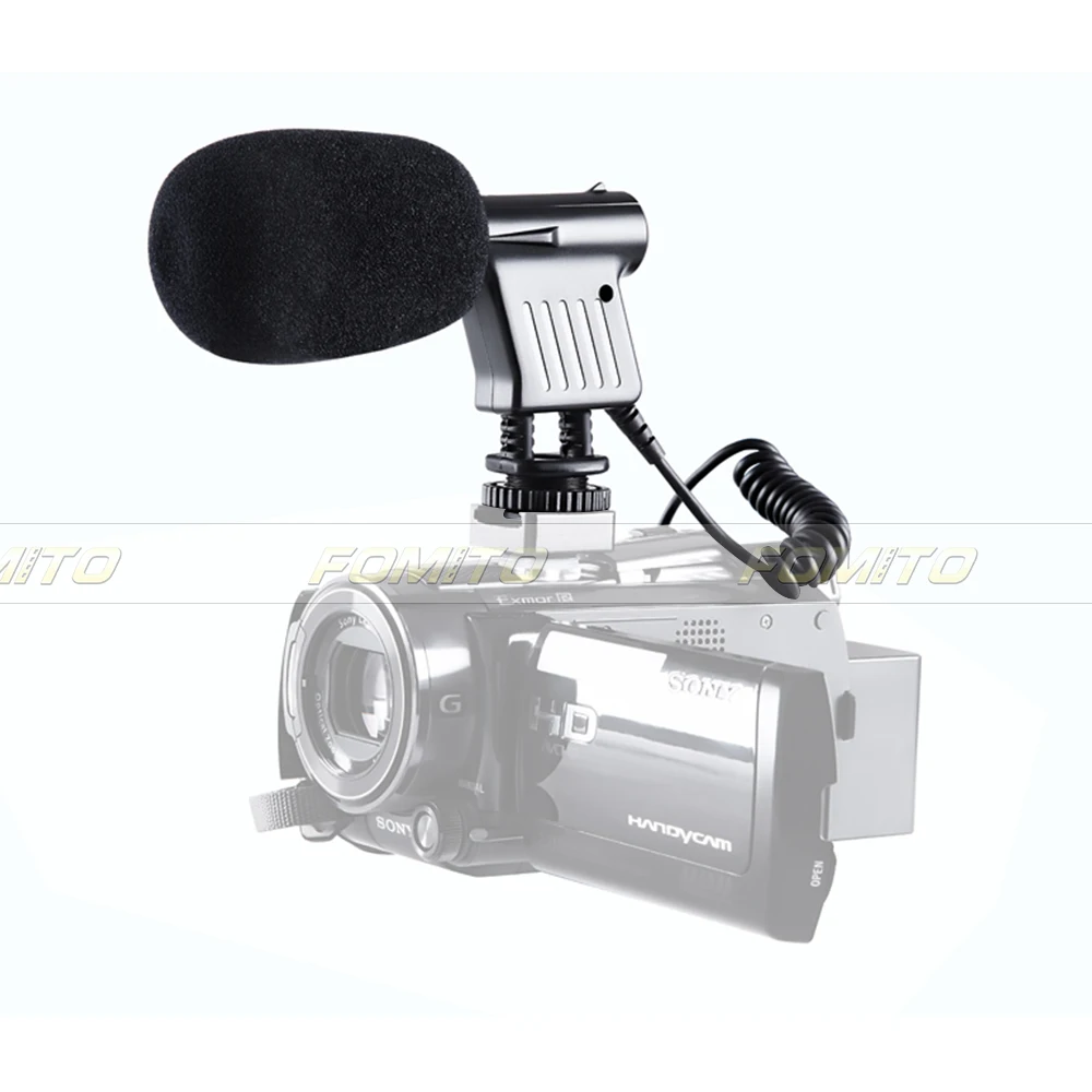 

BOYA BY-VM01 Shotgun Condenser Microphone Directional Video Condenser Microphone for Canon Nikon DSLR Camcorder