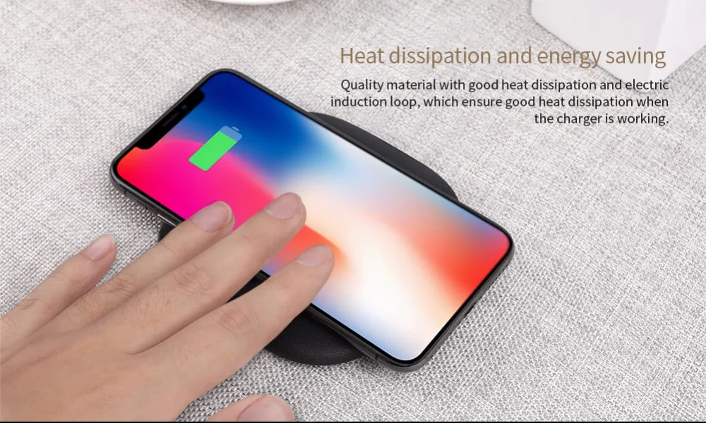 NILLKIN 10 Вт Быстрая Зарядка Qi Беспроводной Зарядное устройство для iPhone X 8 Plus быстрая Беспроводной зарядного устройства для samsung Galaxy Note 8 S9 S8 плюс
