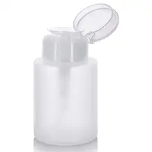 60ml pompe vernis à ongles dissolvant distributeur nettoyant Vide bouteille manucure outil rechargeable parfum bouteille Flacon Vide Plastique 2019