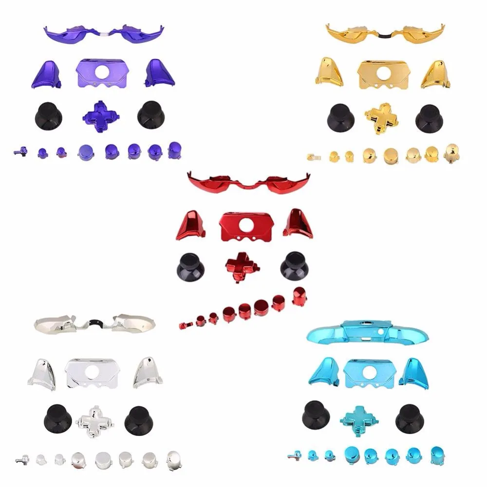

Cewaal 15Pcs Bumpers Triggers Buttons LB RB For Xbox One Elite Video game Console Controller Gamepad Professional Replacement