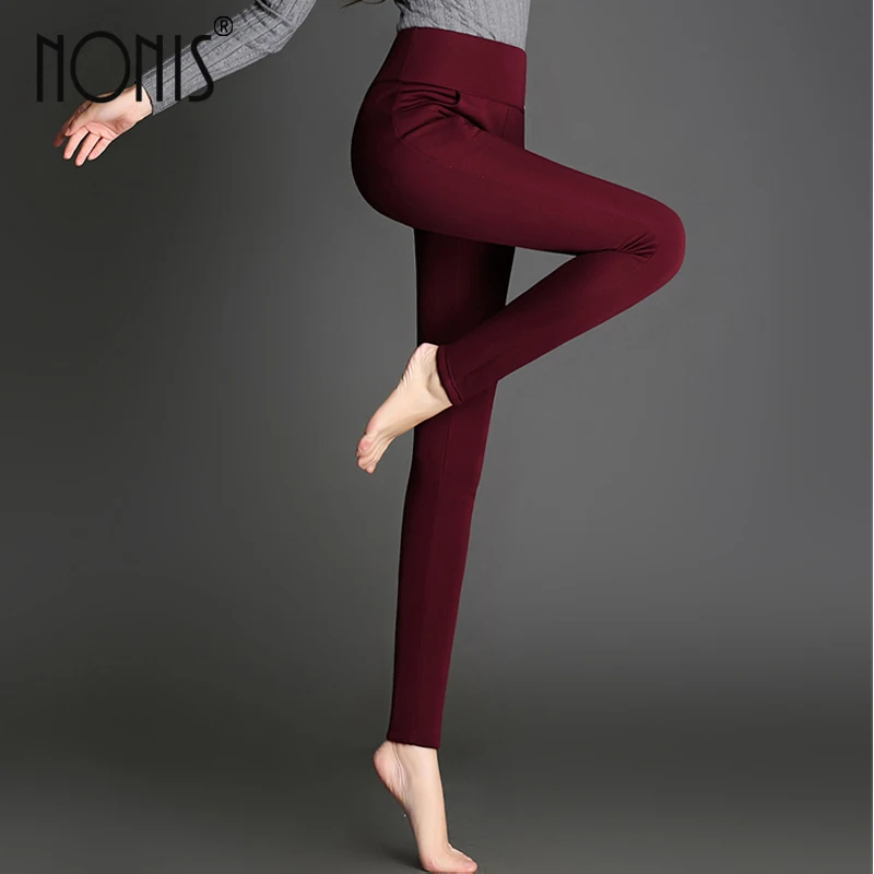 2017 Winter Women Pants Warm Plus Thick Velvet Pants Slim