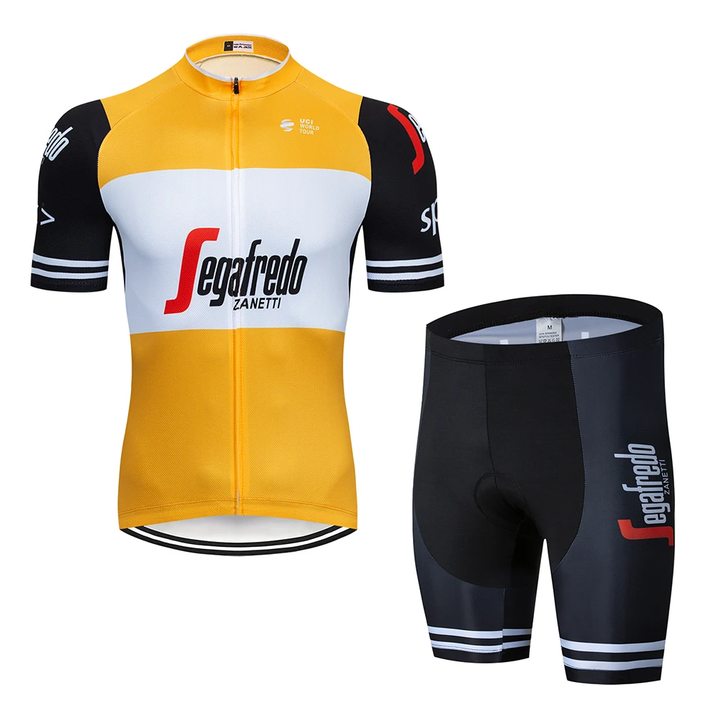 Новинка команда треккинг одежда для велоспорта Джерси шорты комплект Ropa Мужчины pro футболка с коротким рукавом велосипедный майон Culotte - Цвет: Cycling set
